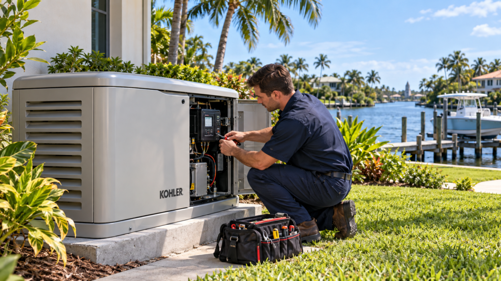 Generator service in Tequesta, FL
