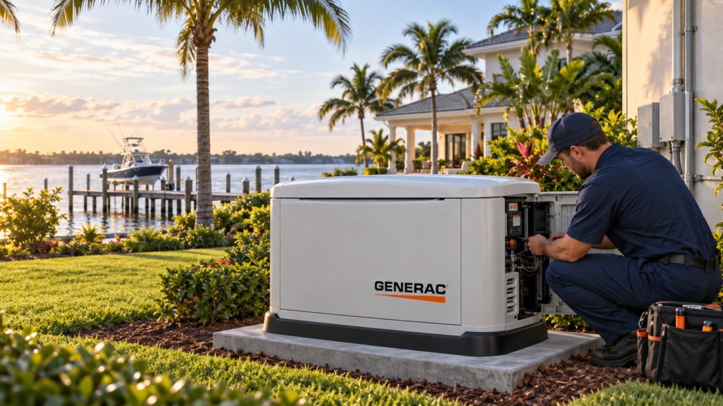 Generator service in Sewall’s Point, FL